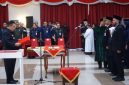 Keterangan Foto: Plt Gubri Riau SF Hariyanto melantik 238 pejabat eselon III dan IV di Lingkungan Pemprov Riau. (Foto : Mediacenter) 
