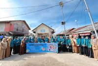 Keterangan Foto: Ketua Tim Penggerak PKK Kota Langsa, Ny. Devi Sentana, saat melakukan kunjungan kerja ke Gampong Telaga Tujoh (Pusong), Kecamatan Langsa Barat.