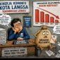 Keterangan foto : Karikatur kinerja Kepala Dinas Kominfo Kota Langsa. 
