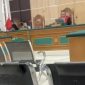 Keterangan foto : Suasana persidangan praperadilan Rasiman Manurung di Pengadilan Negeri (PN) Bengkalis. (dok.ist)