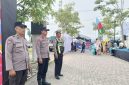 Keterangan Foto: Suasana pawai Gebyar Pendidikan dan Kebudayaan Kota Medan 2026 di Alun-Alun Warna-Warna, Medan Labuhan, Kamis (18/6/2026). 