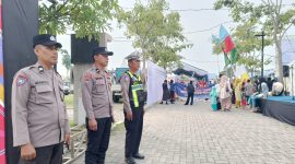 Keterangan Foto: Suasana pawai Gebyar Pendidikan dan Kebudayaan Kota Medan 2026 di Alun-Alun Warna-Warna, Medan Labuhan, Kamis (18/6/2026). 