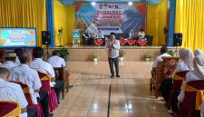 Keterangan foto : KPK menggelar Sosialisasi Pencegahan Korupsi bagi satuan pendidikan menengah dan pendidikan khusus di Aula SMAN 1 Kotaagung, Kabupaten Tanggamus, Rabu (24/6/2026).