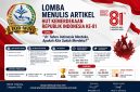 Keterangan foto: Tangkapan layar pengumuman lomba menulis artikel 