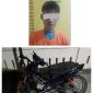 Keterangan foto: Polsek Bunut berhasil meringkus pelaku dan barang bukti pencurian dengan pemberatan beserta barang bukti sepeda motor hasil curian.