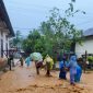Keterangan foto: Lokasi banjir di Kecamatan Tukka, Kabupaten Tapanuli Tengah.