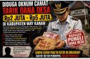 Keterangan Foto: Tangkap layar, dugaan penarikan dana desa oleh Camat.