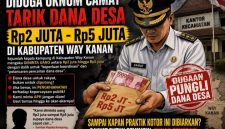 Keterangan Foto: Tangkap layar, dugaan penarikan dana desa oleh Camat.