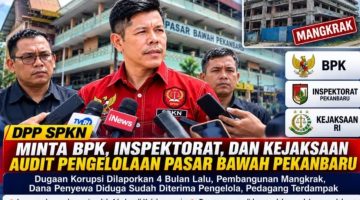 Keterangan foto: Tangkap layar temuan penyimpangan pembangunan Pasar Bawah oleh Frans Sibarani, Sekretaris Jenderal DPP-SPKN.