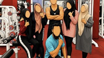 Keterangan Foto:Salah satu tempat kebugaran (gym) di wilayah Kota Langsa yang disebut-sebut membuka akses bagi pria dan wanita tanpa pembatasan.