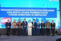 Keterangan foto : Peserta Rapat Koordinasi Gubernur se-Sumatera di JW Marriott Hotel, Medan, Rabu (9/9/2026). .