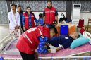 Keterangan foto: Wakil Bupati Tapanuli Tengah sekaligus Ketua PMI Tapteng Mahmud Efendi, S.H., turut mendonorkan darah dalam rangka HUT PMI ke-81, didampingi Kepala Dinas Kesehatan Tapteng Lisnawati Panjaitan.

