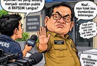 Keterangan foto : Ilustrasi Kontroversi kebijakan penempatan Siti Zuriah Sebagai Kepala BKPSDM Langsa 